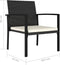 vidaXL - Tuinstoelen - 4 - st - poly - rattan - zwart