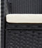vidaXL - Tuinstoelen - 4 - st - poly - rattan - zwart