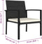 vidaXL - Tuinstoelen - 4 - st - poly - rattan - zwart