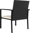 vidaXL - Tuinstoelen - 4 - st - poly - rattan - zwart