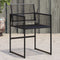 vidaXL - Tuinstoelen - 4 - st - poly - rattan - zwart