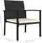 vidaXL - Tuinstoelen - 4 - st - poly - rattan - zwart