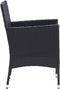 vidaXL - Tuinstoelen - 4 - st - poly - rattan - zwart