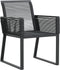 vidaXL - Tuinstoelen - 4 - st - poly - rattan - zwart