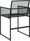 vidaXL - Tuinstoelen - 4 - st - poly - rattan - zwart