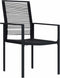 vidaXL - Tuinstoelen - 4 - st - PVC-rattan - zwart