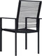 vidaXL - Tuinstoelen - 4 - st - PVC-rattan - zwart