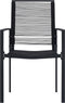 vidaXL - Tuinstoelen - 4 - st - PVC-rattan - zwart