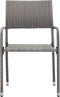 vidaXL - Tuinstoelen - 4 - st - stapelbaar - poly - rattan - grijs