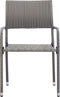 vidaXL - Tuinstoelen - 4 - st - stapelbaar - poly - rattan - grijs