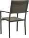vidaXL - Tuinstoelen - 4 - st - textileen - en - staal - grijs - en - antracietkleurig