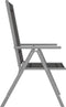 vidaXL - Tuinstoelen - 6 - st - inklapbaar - textileen - zwart