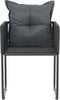 vidaXL - Tuinstoelen - 6 - st - met - kussens - poly - rattan - zwart