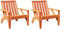vidaXL - Tuinstoelen - Adirondack - 2 - st - 75x77x77 - cm - grenenhout - wasbruin