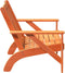 vidaXL - Tuinstoelen - Adirondack - 2 - st - 75x77x77 - cm - grenenhout - wasbruin
