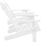 vidaXL - Tuinstoelen - Adirondack - met - tafeltje - massief - vurenhout - wit