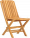 vidaXL - Tuinstoelen - inklapbaar - 2 - st - 47x47x89 - cm - massief - teakhout