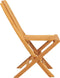 vidaXL - Tuinstoelen - inklapbaar - 2 - st - 47x47x89 - cm - massief - teakhout