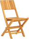 vidaXL - Tuinstoelen - inklapbaar - 2 - st - 47x61x90 - cm - massief - teakhout