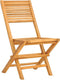 vidaXL - Tuinstoelen - inklapbaar - 2 - st - 47x62x90 - cm - massief - teakhout