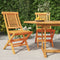 vidaXL - Tuinstoelen - inklapbaar - 2 - st - 47x63x90 - cm - massief - teakhout