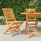 vidaXL - Tuinstoelen - inklapbaar - 2 - st - 47x63x90 - cm - massief - teakhout