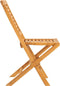 vidaXL - Tuinstoelen - inklapbaar - 2 - st - 47x63x90 - cm - massief - teakhout