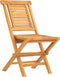 vidaXL - Tuinstoelen - inklapbaar - 2 - st - 47x63x90 - cm - massief - teakhout