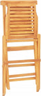 vidaXL - Tuinstoelen - inklapbaar - 2 - st - 47x63x90 - cm - massief - teakhout