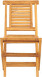 vidaXL - Tuinstoelen - inklapbaar - 2 - st - 47x63x90 - cm - massief - teakhout