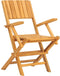 vidaXL - Tuinstoelen - inklapbaar - 2 - st - 55x61x90 - cm - massief - teakhout