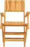 vidaXL - Tuinstoelen - inklapbaar - 2 - st - 55x61x90 - cm - massief - teakhout