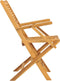 vidaXL - Tuinstoelen - inklapbaar - 2 - st - 55x62x90 - cm - massief - teakhout