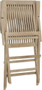 vidaXL - Tuinstoelen - inklapbaar - 2 - st - 56x61x89 - cm - massief - teakhout - grijs