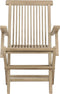 vidaXL - Tuinstoelen - inklapbaar - 2 - st - 56x61x89 - cm - massief - teakhout - grijs