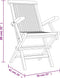 vidaXL - Tuinstoelen - inklapbaar - 2 - st - 56x61x89 - cm - massief - teakhout - grijs