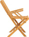 vidaXL - Tuinstoelen - inklapbaar - 2 - st - 61x67x90 - cm - massief - teakhout
