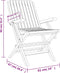 vidaXL - Tuinstoelen - inklapbaar - 2 - st - 61x67x90 - cm - massief - teakhout