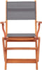 vidaXL - Tuinstoelen - inklapbaar - 2 - st - eucalyptushout - en - textileen - grijs