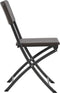 vidaXL - Tuinstoelen - inklapbaar - 2 - st - HDPE - en - staal - bruin