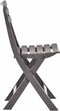 vidaXL - Tuinstoelen - inklapbaar - 2 - st - kunststof - mokka