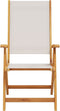 vidaXL - Tuinstoelen - inklapbaar - 2 - st - massief - acaciahout - en - textileen