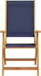 vidaXL - Tuinstoelen - inklapbaar - 2 - st - massief - acaciahout - en - textileen