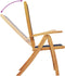vidaXL - Tuinstoelen - inklapbaar - 2 - st - massief - acaciahout - en - textileen