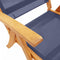 vidaXL - Tuinstoelen - inklapbaar - 2 - st - massief - acaciahout - en - textileen
