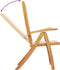 vidaXL - Tuinstoelen - inklapbaar - 2 - st - massief - acaciahout - en - textileen