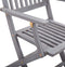 vidaXL - Tuinstoelen - inklapbaar - 2 - st - massief - acaciahout
