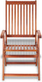 vidaXL - Tuinstoelen - inklapbaar - 2 - st - massief - acaciahout - bruin