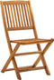 vidaXL - Tuinstoelen - inklapbaar - 2 - st - massief - acaciahout