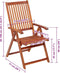 vidaXL - Tuinstoelen - inklapbaar - 2 - st - massief - acaciahout - bruin